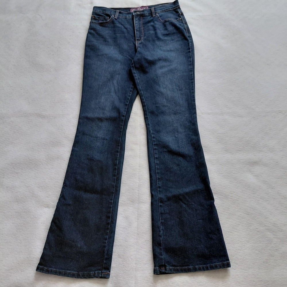 Gloria Vanderbilt Amanda Bootcut Jeans Womens‎ 6 Dark Wash Denim D3208AW-PKRW
